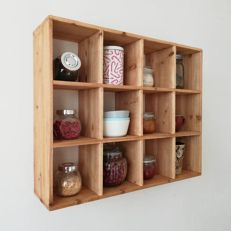 田园房间装饰品放东西的茶具咖啡杯子收纳置物架搁板挂墙上实木格,住宅家具,格架,淘宝优惠券,粉丝福利购,淘宝优惠卷