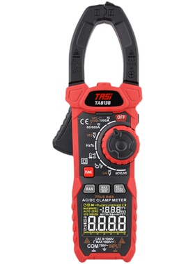 特安斯TA813A/B钳形表数字万用表高精度交直流1000A多功能全自动