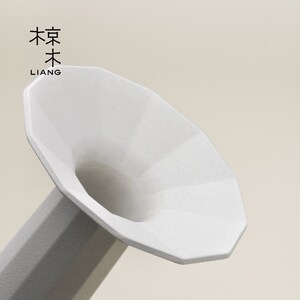 椋木岁月陶瓷磨砂花瓶中式花器高级感摆件居家餐桌花瓶