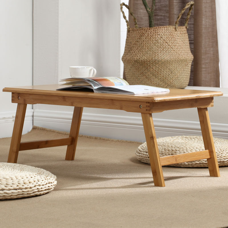 笔记本电脑桌床上用折叠桌飘窗炕桌懒人宿舍学习桌书桌实木小桌子