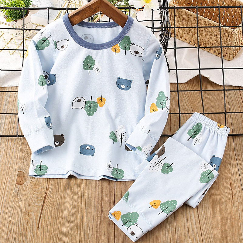 儿童秋衣秋裤套装纯棉薄款男女小童宝宝保暖内衣全棉婴幼儿棉毛衫,童装/婴儿装/亲子装,内衣套装,淘宝优惠券,粉丝福利购,淘宝优惠卷