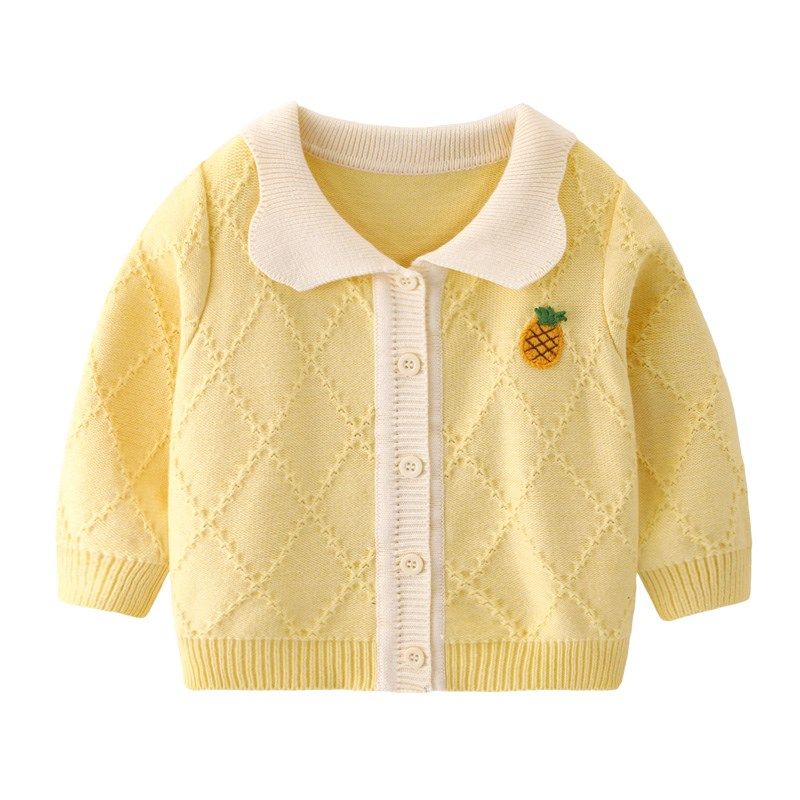 女童毛衣针织开衫秋冬春季新款婴幼儿翻领可爱娃娃领长袖上衣外套,童装/婴儿装/亲子装,毛衣/针织衫,淘宝优惠券,粉丝福利购,淘宝优惠卷