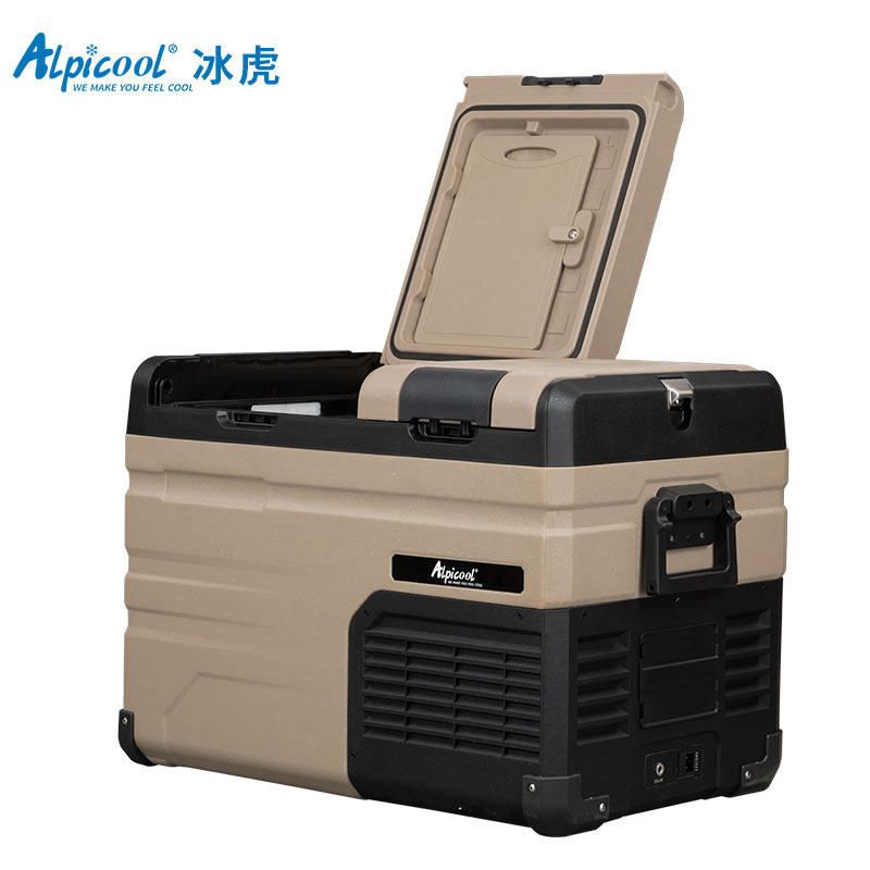 双门冰虎车载冰箱24V货车车家两用压缩机制冷汽车车用专用小冰箱