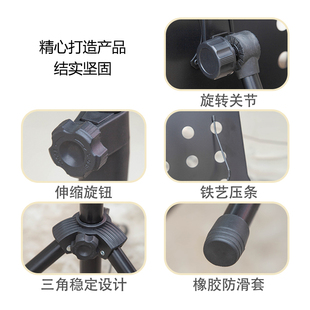 萨克斯小号长号圆号长笛单簧管谱架便携式乐谱架歌谱台家用曲谱架