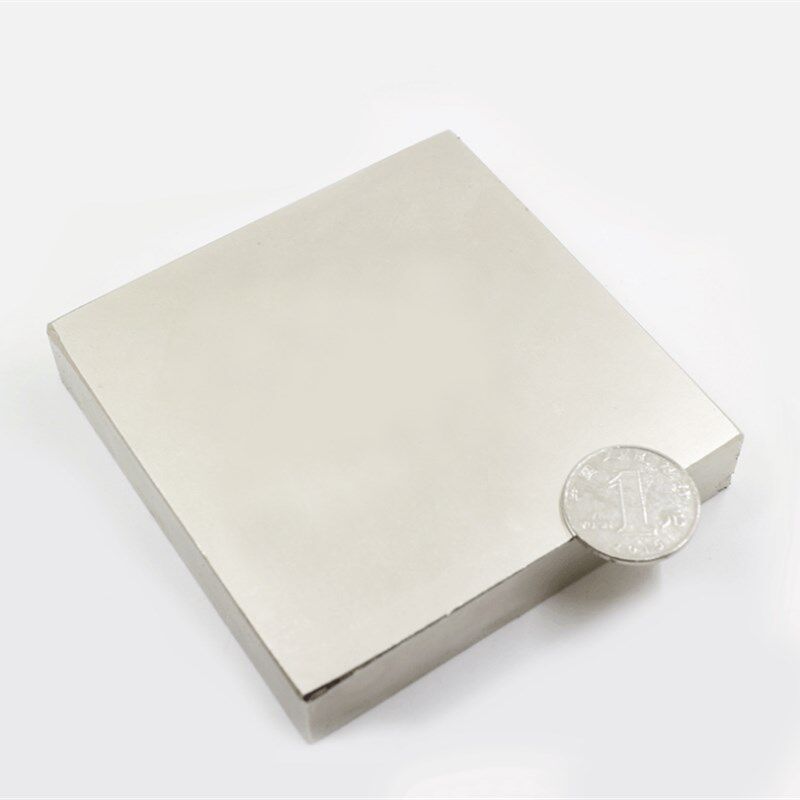 磁铁强磁方形100x100x10/20/25mm超强大块大号磁钢带孔打捞吸铁石