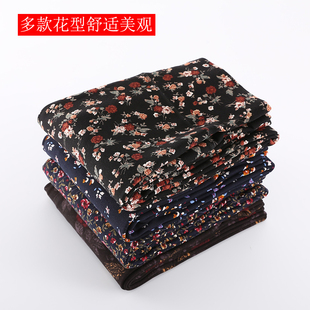 外穿花棉裤 中老年大码 秋冬 加绒中厚打底妈妈高腰保暖薄绒裤 女棉裤