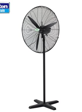 德通绿标工业强力风扇大风力落地电风扇工厂大功率牛角扇DF650-4