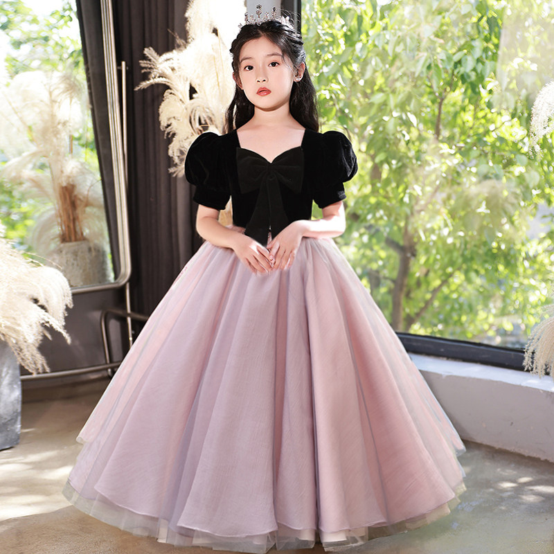 女童生日公主裙高端花童小女孩主持人礼服儿童钢琴表演演出服秋冬,童装/婴儿装/亲子装,儿童礼服,淘宝优惠券,粉丝福利购,淘宝优惠卷