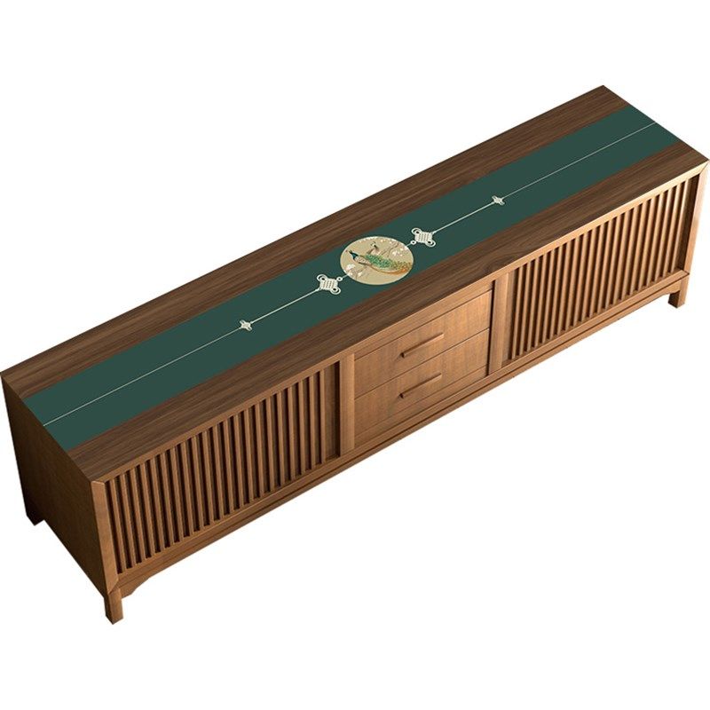 新中式电视柜桌布盖布PVC软玻璃防水防油茶几垫餐桌垫桌垫高级感