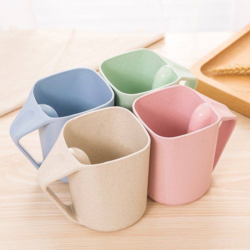 李军创意小麦漱口杯子 家用情侣牙刷杯刷牙杯洗漱杯牙缸水杯套装,家庭/个人清洁工具,洗漱杯,淘宝优惠券,粉丝福利购,淘宝优惠卷