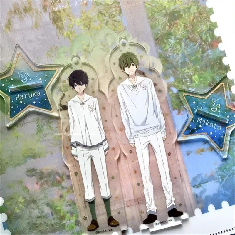 free男子游泳俱乐部立牌七濑遥橘真琴白衣亚克力桌面创意周边立牌,家居饰品,桌面摆件,淘宝优惠券,粉丝福利购,淘宝优惠卷