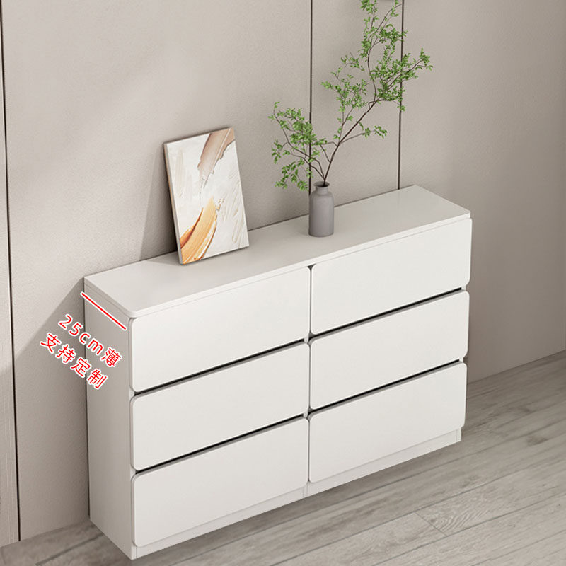 嗨佩小匠极窄斗柜25cm主卧床尾边柜小尺寸超薄实木六斗柜20cm客厅,住宅家具,斗柜,淘宝优惠券,粉丝福利购,淘宝优惠卷
