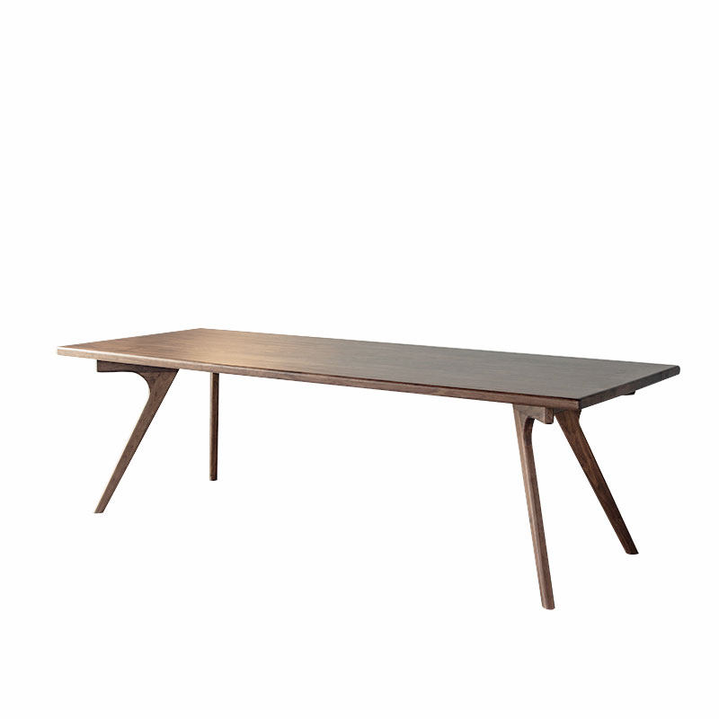 北美黑胡桃实木餐桌多功能实木大板茶桌日式极简2.6米加厚会议桌,住宅家具,板木餐桌,淘宝优惠券,粉丝福利购,淘宝优惠卷