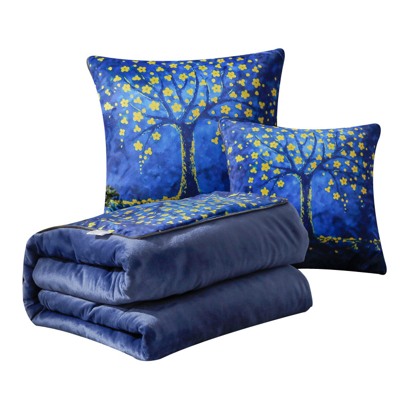 冬季加厚汽车抱枕被子两用珊瑚绒保暖办公室靠垫午睡枕头被小靠枕,居家布艺,抱枕被,淘宝优惠券,粉丝福利购,淘宝优惠卷