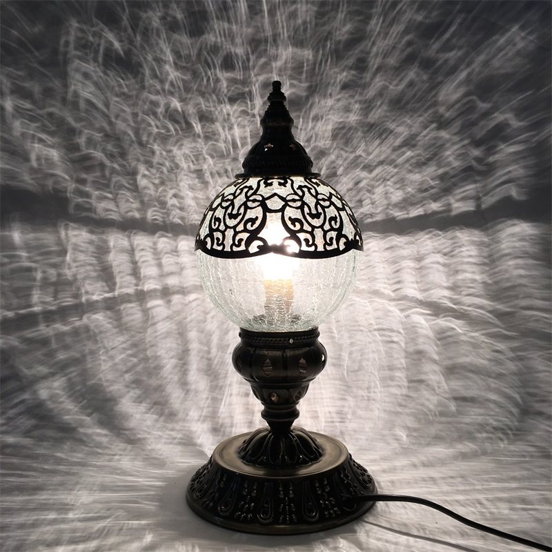 中东复古特色餐厅咖啡厅酒店客栈镂空冰裂纹玻璃土耳其天鹅台灯,家装灯饰光源,装饰台灯,淘宝优惠券,粉丝福利购,淘宝优惠卷
