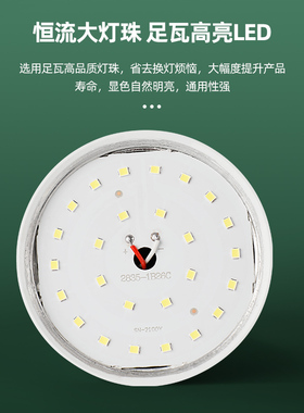 节能led吊灯小灯泡足瓦螺口家用照明灯中性光4000K3W5W7W9W12W15W