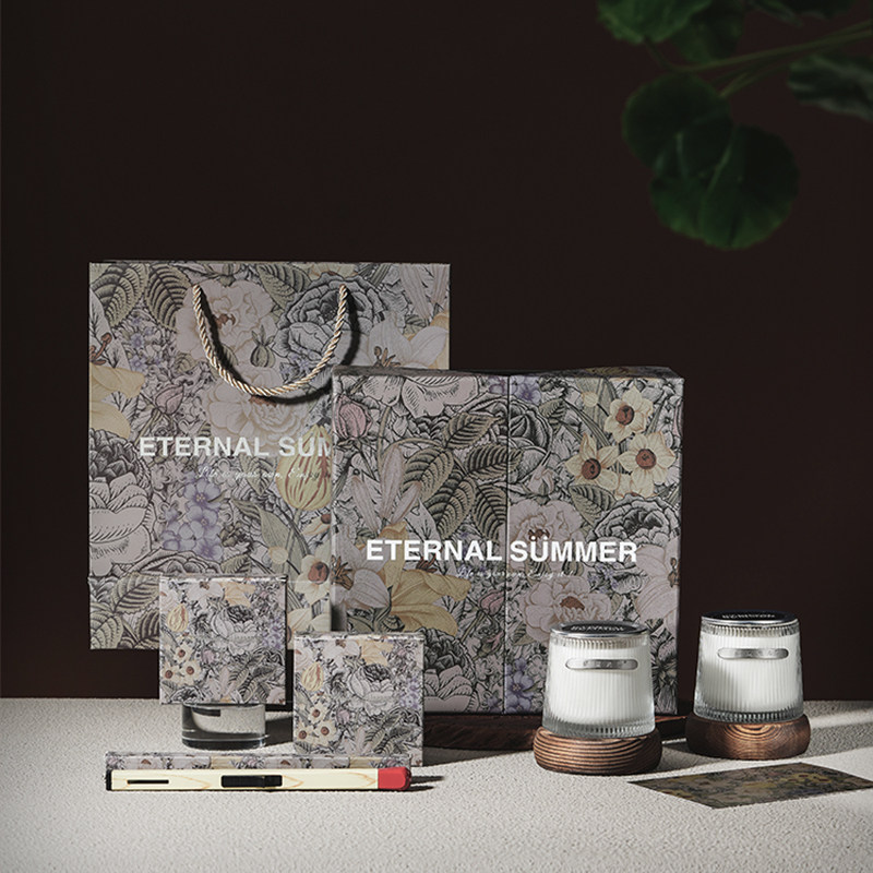 盛夏光年香薰蜡烛礼盒装助睡眠室内持久生日礼物结婚伴手礼,家居饰品,香薰蜡烛,淘宝优惠券,粉丝福利购,淘宝优惠卷