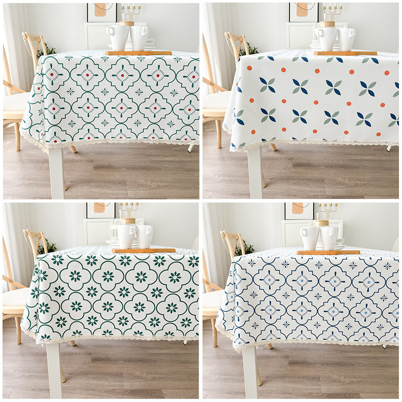 简约复古防水防油防烫免洗桌布布艺碎花茶几布台布长方形小清新,居家布艺,桌布,淘宝优惠券,粉丝福利购,淘宝优惠卷
