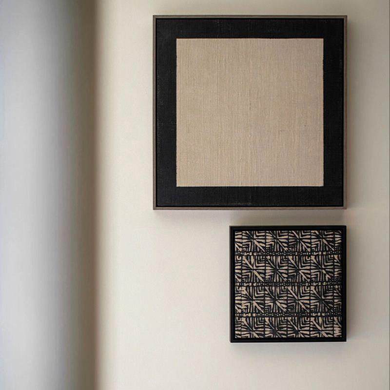 现代简约客厅艺术装饰画手绘实物创意组合画卧室壁画餐厅立体挂画