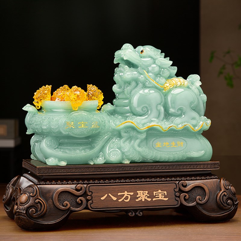 八方聚宝盆貔貅招财摆件办公室聚财工艺品新店铺公司乔迁开业礼品