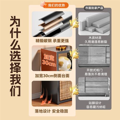 书柜家用家用钢制书架幼儿园铁艺书柜卡莱克格子柜自由组合置物架