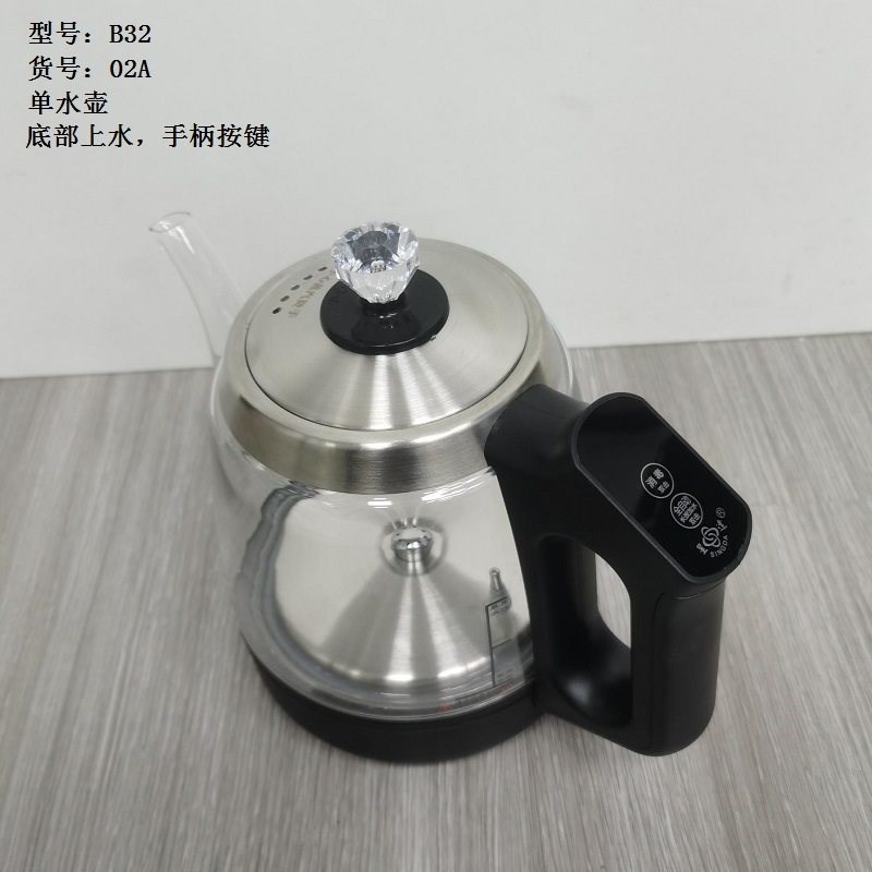 星达自动上水烧水壶底部上水玻璃单壶茶吧机煮茶壶消毒锅专用配件