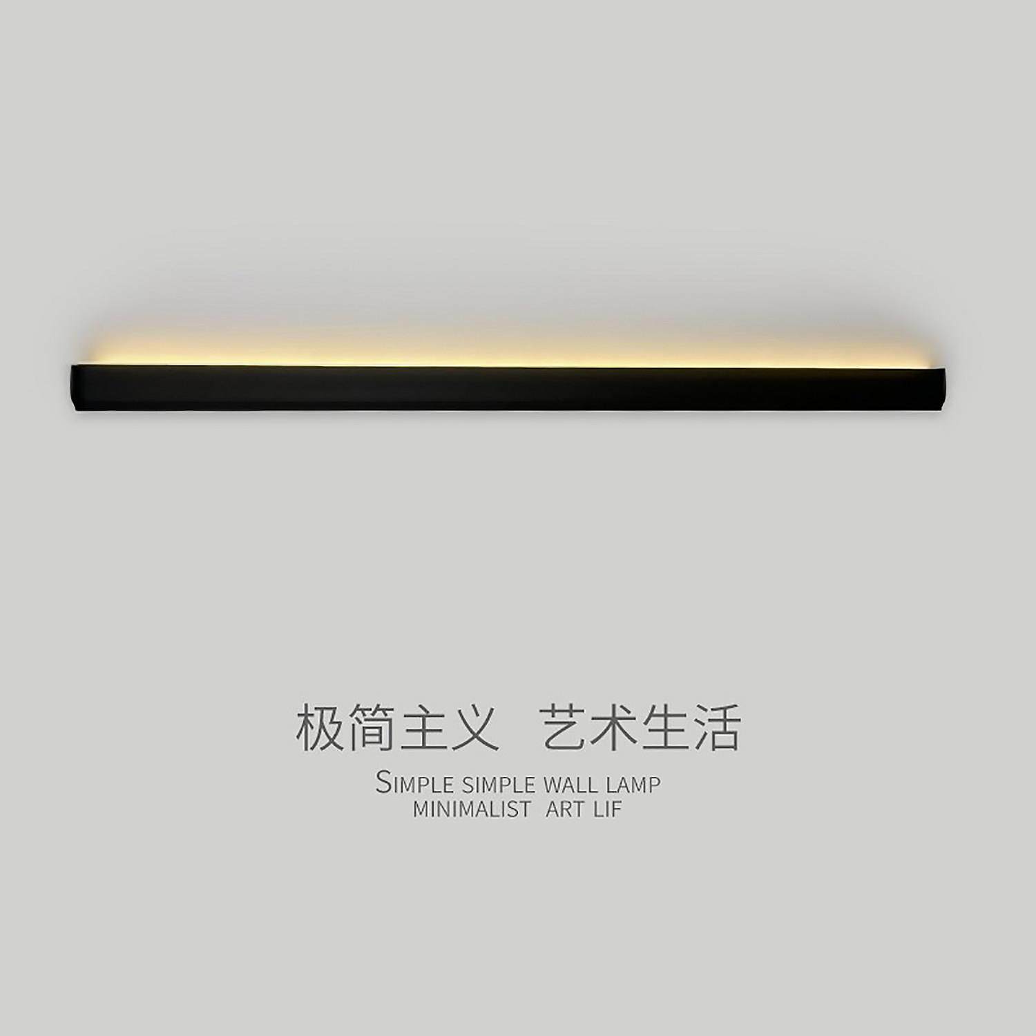 极简长条壁灯客厅背景墙线条灯轻奢卧室床头墙角灯壁灯简约壁灯