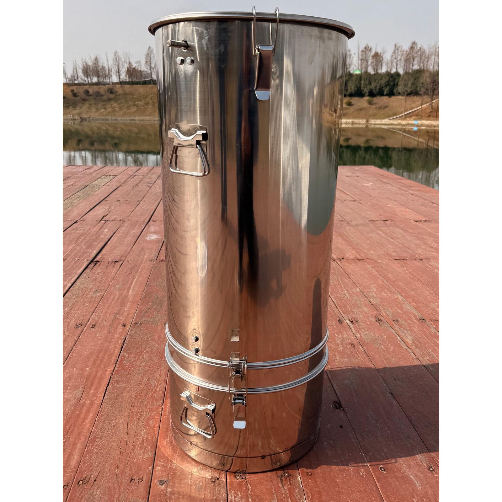 不锈钢分体摇蜜机过滤一体机手动打蜜甩蜜桶家用养蜂全套工具