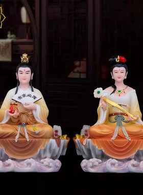 黄家姑娘公子拜月教主黄鼠狼人像黄大xian家用四大家族黄xian摆件