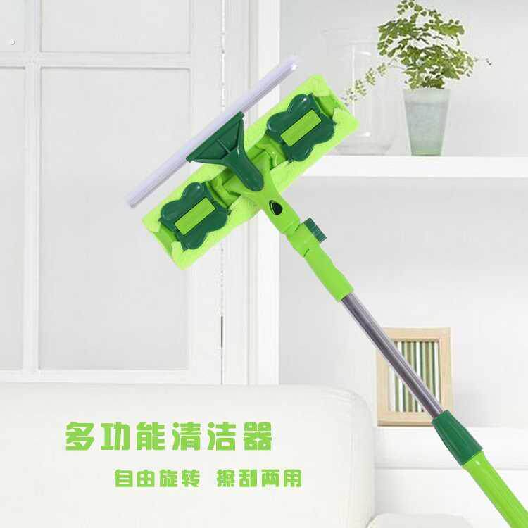 擦玻璃器伸缩杆双面擦窗神器玻璃刷刮水器
