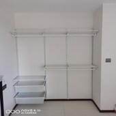 定制卧室金属衣帽架步入式 卧室砌墙上衣柜框架挂衣橱 衣帽间开放式