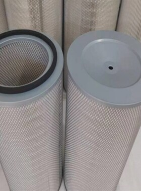 阻燃高温除尘滤筒 P191920椭圆切割机滤芯 双通圆形除尘滤芯