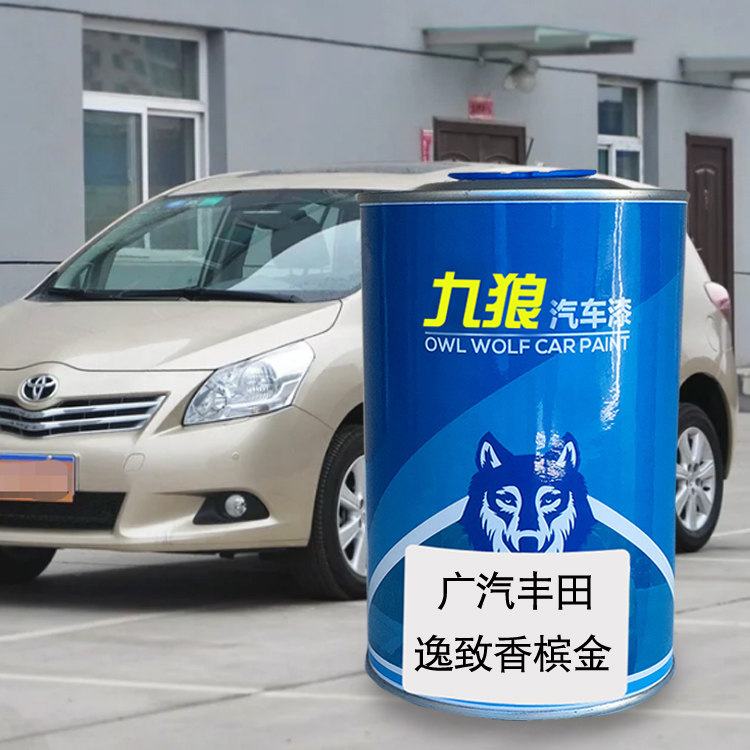 九狼汽车漆丰成品田改色车奕逸泽致厂香槟金珍珠白水晶银紫钻黑色