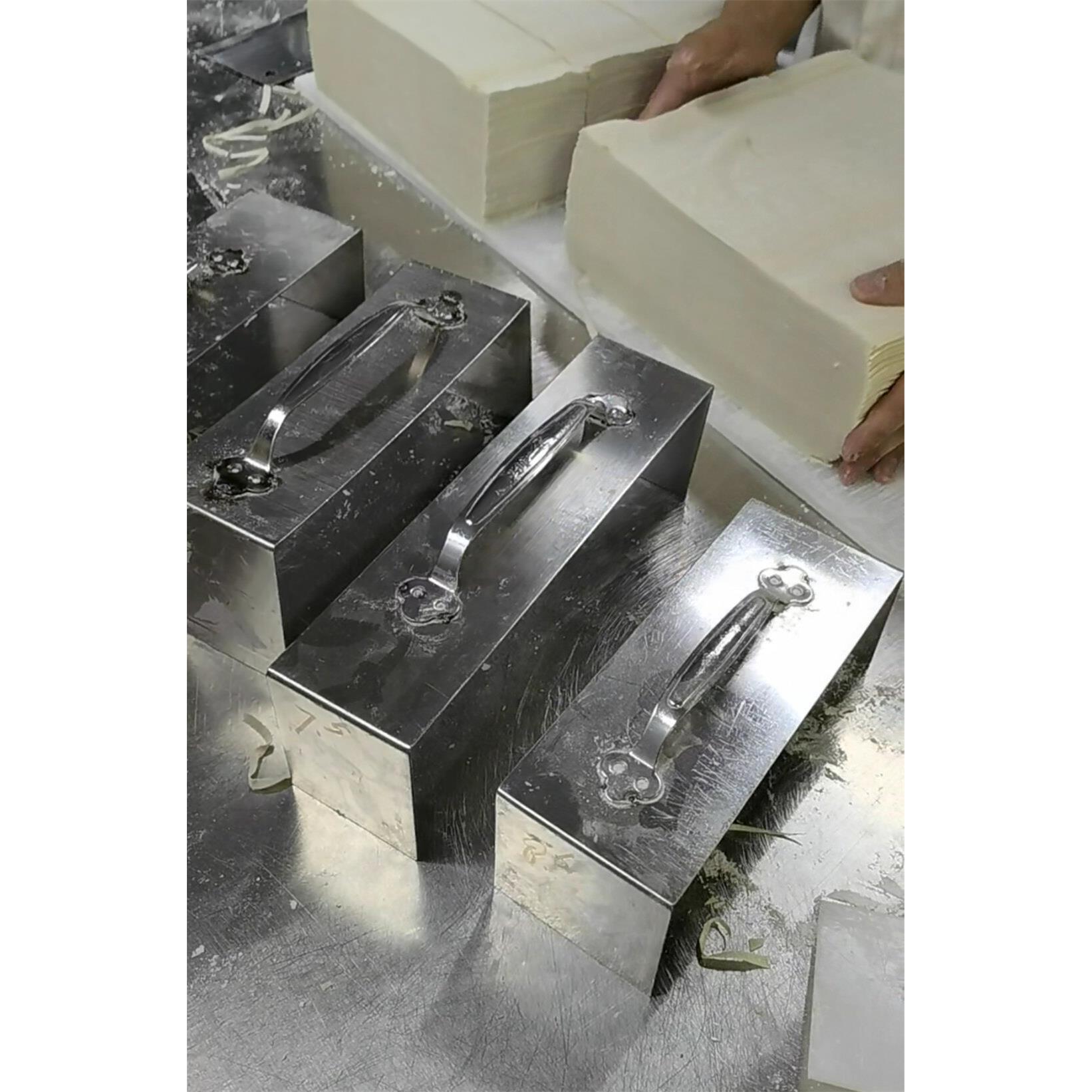 馄饨皮不锈钢模具 混沌皮模具 不锈钢 切皮模具 方形 长方形 高10