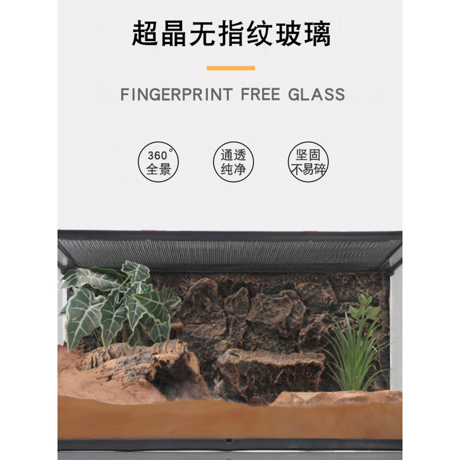 厘米玻璃罐龟蛇热带雨林罐爬行动物罐爬行动物宠物壁虎树蜥蜴角蛙