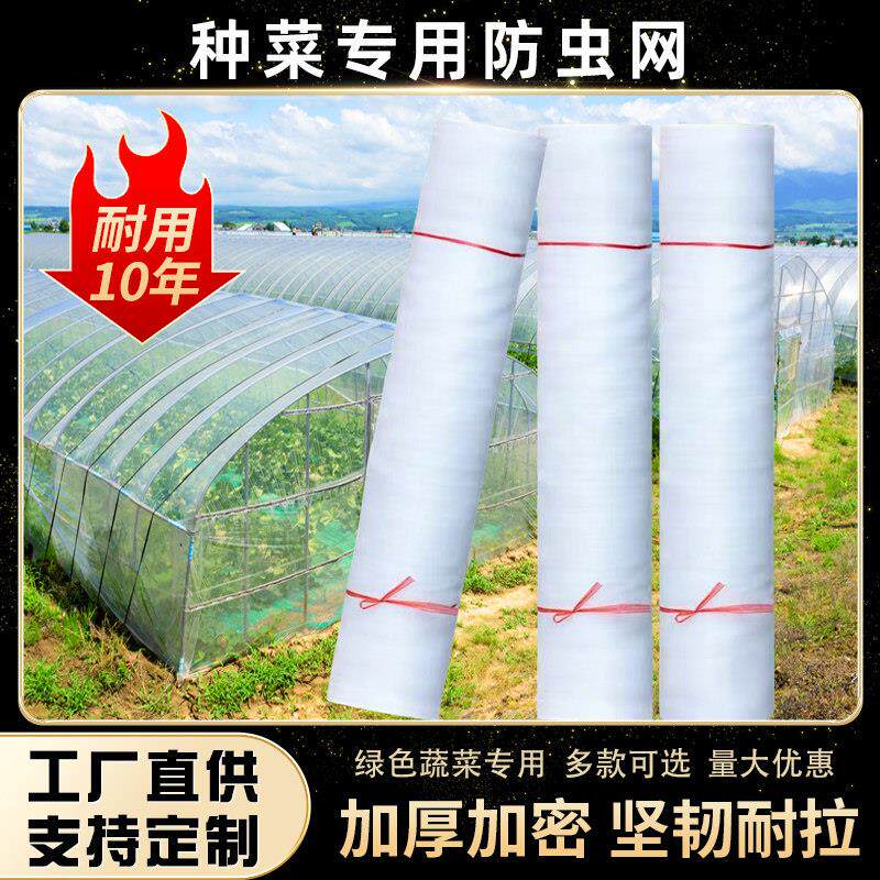 种菜专用防虫网果树果园防虫菜地大棚农用养殖防蚊蝇庭院防柳絮网