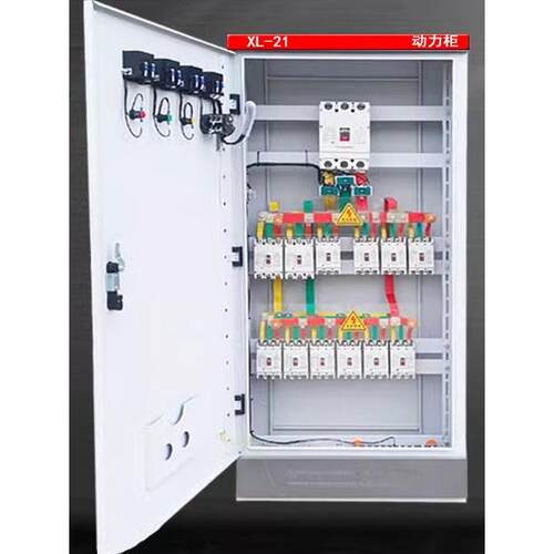 定制低压成套XL-21动力柜GGD配电柜三相四线开关柜双电源进出线柜