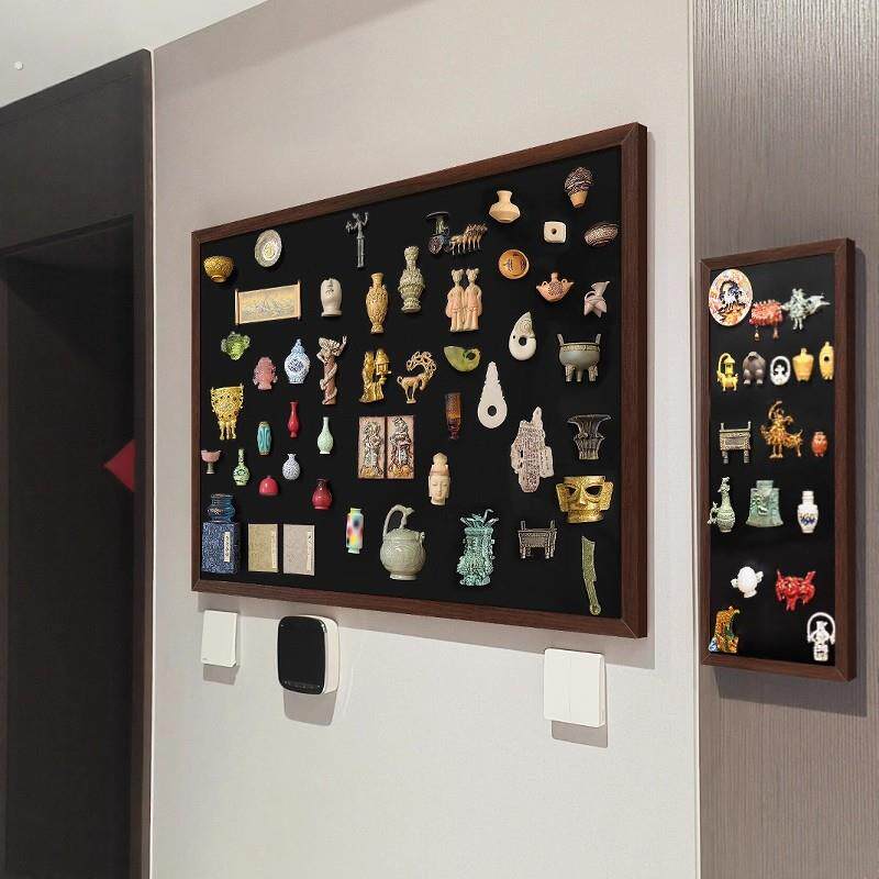 磁吸板小黑板冰箱贴展示板吧台磁铁收纳板墙壁遮挡挂式留言照片墙