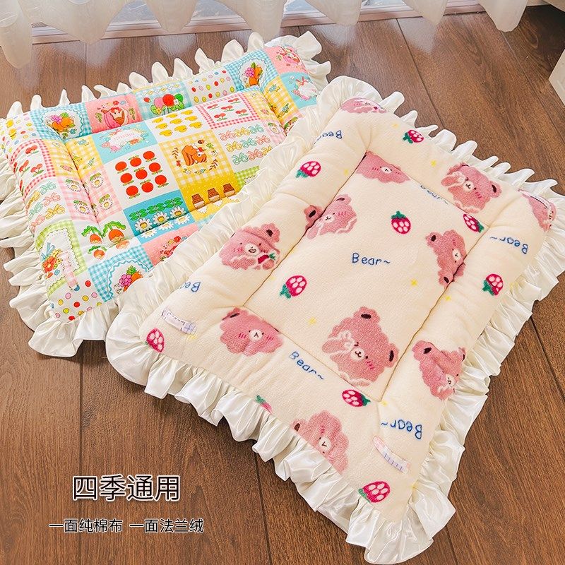 宠物小狗纯棉垫子公主风狗窝棉垫秋冬季猫咪小猫兔子睡垫四季通用,宠物/宠物食品及用品,猫狗垫子,淘宝优惠券,粉丝福利购,淘宝优惠卷