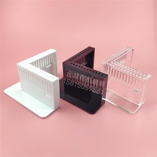 亚克力直角挡沙板鱼缸溢流板底滤防沙罩防吸鱼挡沙板溢流盒