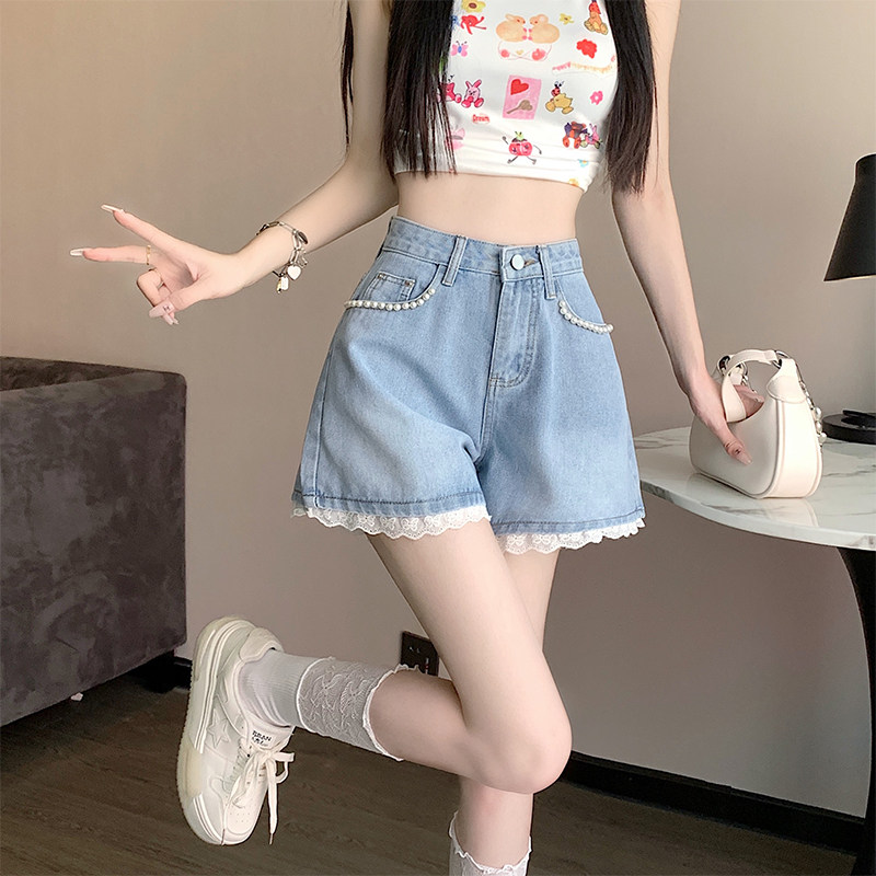 甜辣chic牛仔短裤女夏季