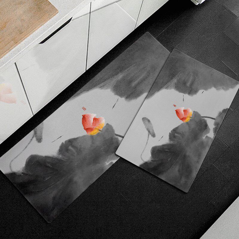 OGLY新中式硅藻泥厨房吸水防油地垫防滑垫软垫卫生间门口浴室垫子,居家布艺,家用脚垫,淘宝优惠券,粉丝福利购,淘宝优惠卷