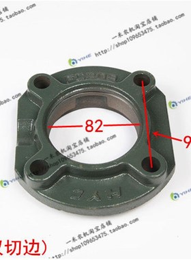 小麦收割机外球面轴承带座立式万向轴轴承UK206 207 208球面轴承