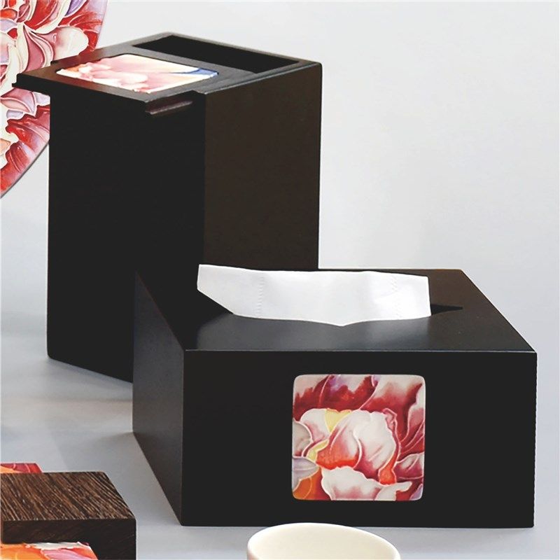 三彩艺《锦簇》牡丹文创多功能收纳桌面摆件商务生日洛阳特色礼物,家居饰品,桌面摆件,淘宝优惠券,粉丝福利购,淘宝优惠卷