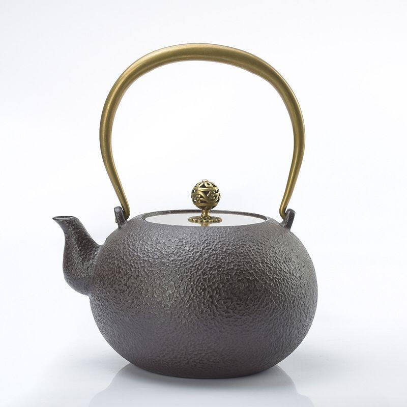 金京堂铸铁壶生铁壶煮茶壶烧水壶泡茶壶碳炉围炉电陶炉用煮水壶