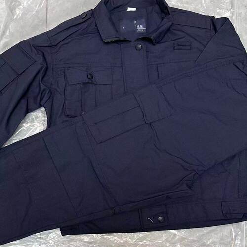 训练服春秋网格款套装男夹克式保安物业工作服外套耐磨夏季作训服