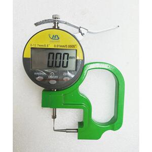 宏博五金数字双点数字显示壁厚卡尺高精度管厚计薄弯头厚度卡尺
