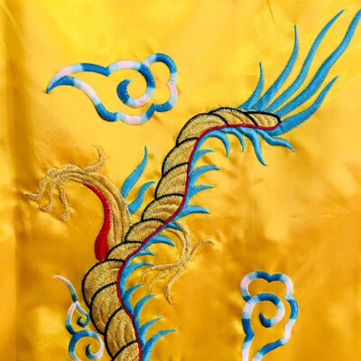 道士用品万法宗坛桌围桌布道家法坛桌围太极八卦双龙桌围1.5米缎