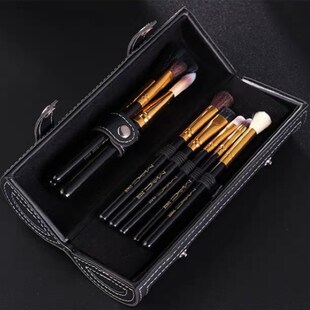 mac化妆刷圆筒套装专业9支羊毛刷动物毛组合彩妆刷送收纳桶伴手礼