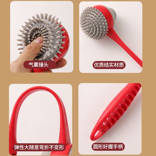 捶背敲背按摩锤肩颈颈椎敲打棒腿部穴位经络拍打神器小锤子手持式
